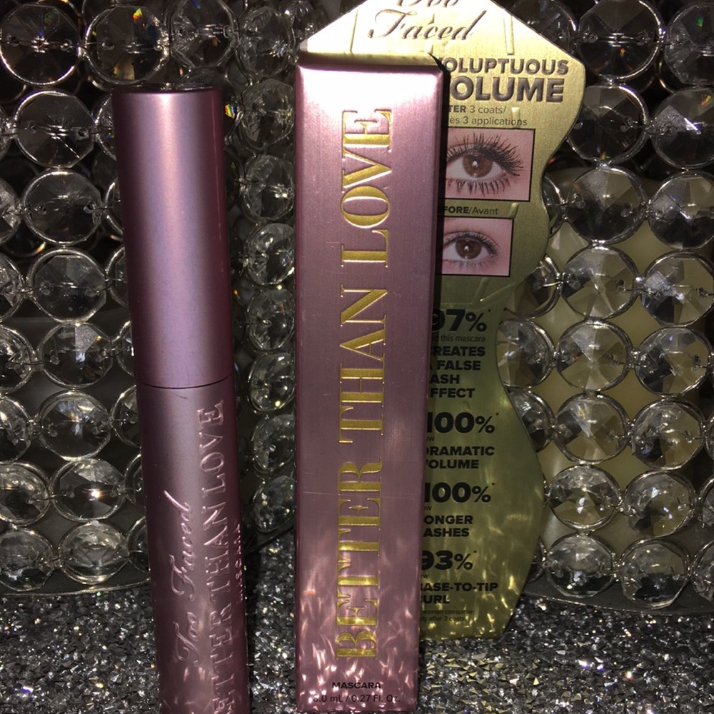 Too Faced Better Than Love Black mascara - NIB